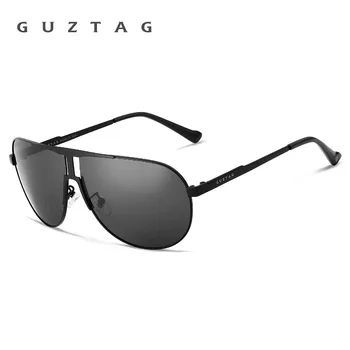 GUZTAG Mærke Mode Klassiske Polariserede Solbriller til Mænd Designer HD Goggle Integreret Briller solbriller UV400 For Mænd G8026