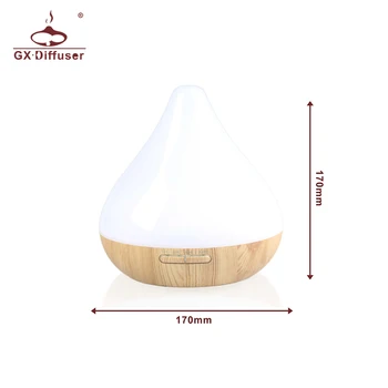 GX.Diffuser Hot Udskiftelige LED-Lys Æterisk Olie, Aroma Diffuser Aroma Befugtere Aromaterapi Luftrenser Hjem Kontor-Yoga