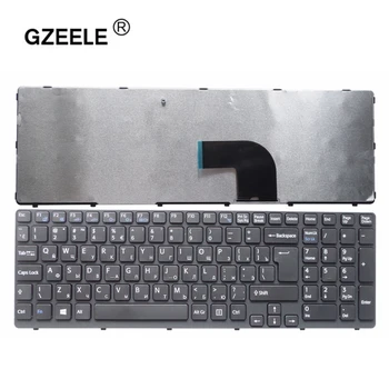 GZEELE Laptop tastatur til Sony SVE15 SVE151C11T SVE151D12T SVE1511S SVE151C11M SVE151E11T SVE1511SAC tastatur RU RUSSISK SORT