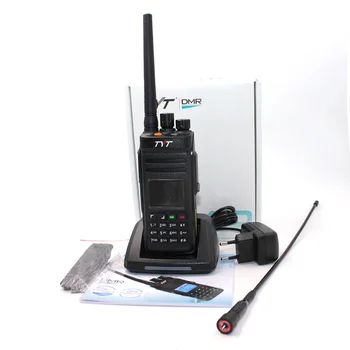Gældende Tyt md398 dmr-digital walkie talkie impermeabile ip67 to-vejs radio annonce alta potenza 10 w skinke radio ricetrasmettitore