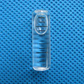 HACCURY 9*30mm 2'/2 mm Glas rørformede Niveau boble vaterpas vand niveaumåler