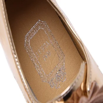 HAIYUELI kvinder slyngplanter casual sko cork print platform wedges sko firkantet tå pumper til høje hæle lys sko kvinde pink guld