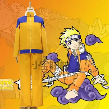 Halloween kostume til børn Naruto Uzumaki anime cosplay kostume tøj til mænd, jakker, jakkesæt