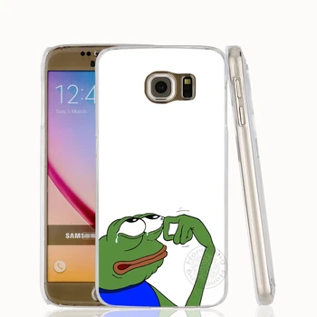 HAMEINUO Internet Meme Selvglad Frog Pepe mobiltelefon case cover til Samsung Galaxy A3 A310 A5 A510 A7 A8 A9 2016 2017