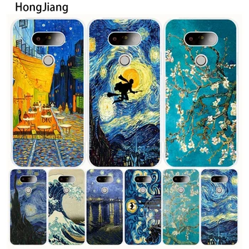 HAMEINUO Vincent Van Gogh stjernehimmel Olie tilfælde phone cover til LG G6 G5 K10 K7 K4 Ånd magna
