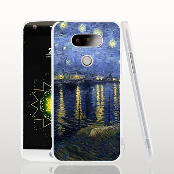 HAMEINUO Vincent Van Gogh stjernehimmel Olie tilfælde phone cover til LG G6 G5 K10 K7 K4 Ånd magna