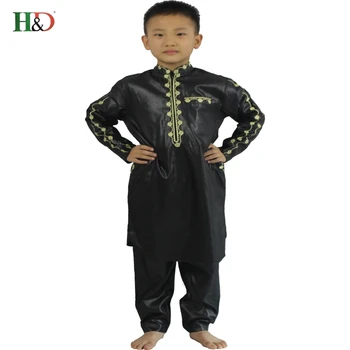 H&D 2017African nye fashion boy børnetøj design stil Afrika Dashiki stil bomuld Bazin materialer TZ2804