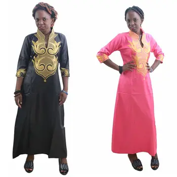 H&D 2018 Alle Dashiki Afrikansk Bomuld Kjoler Top Bazin kjole til kvinder Traditionelle Afrikanske Private Afrikanske Brugerdefinerede Tøj dashiki