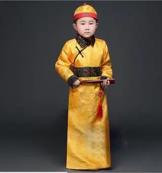 Hanfu Kjole Gamle Kinesiske Traditionelle Kostume Mænd for Kids Drenge Hanfu Cosplay Barn Tøj Tang-Dynastiet Dans Børn