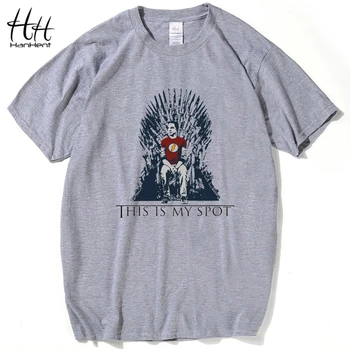 HanHent Big Bang-Teorien, T-Shirt, Det Er Mit Sted Games Of Thrones Mænd Shirts Top Casual T-Shirts Mand Tøj