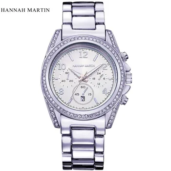 Hannah Martin Quartz-ure Kvinders ure Luksus berømte mærke Ure kvinder, kvindelige Ur kvinder Håndled Ure Relogio Femininos