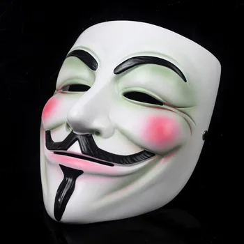 Harpiks V Guy fawkes maske den tidligere jugoslaviske republik maske maskerade del Vendetta dans maske cos Halloween, Karneval Kostume til mænd