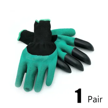 Have-Handsker, Gummi-Polyester Bygherrer Arbejde i Haven Latex Handsker 4 ABS Plast Kløer Sikkerhed arbejdshandsker Bygherrer Greb
