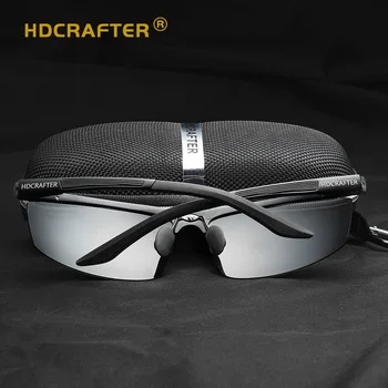 HDCRAFTER 2018 Polariserede Solbriller Mænd Nye Ankomst Brand Designer solbriller Med Oprindelige Boksen gafas oculos de sol masculino