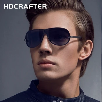 HDCRAFTER Brand Designer Solbriller Mænd 2018 Polariseret Kørsel Sol Briller til mænd Tilbehør, Cool oculos de sol masculino