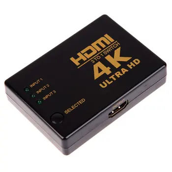HDMI 3D-Kontakten (Version 2.0) for HDTV 1080p, 3 * 1 HDMI Switch