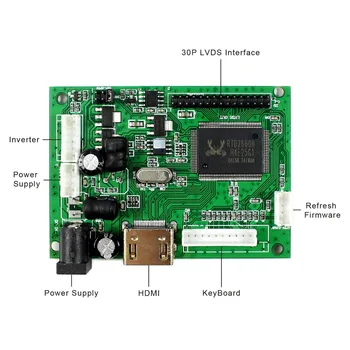 HDMI LCD-Controller Board Med 5inch ZJ050NA-08C Erstatte 640x480 AT050TN22 LCD-Skærm