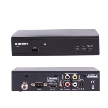 Hellobox V5 satellitmodtager DVBS2 IPTV Online Software Opgradering Støtte CCCAM Newcam Mgcam FIDUS 2 År TV-BOKS