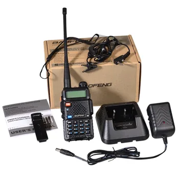 Helt Ny Slags BAOFENG UV-5R Walkie Talkie VHF/UHF 136-174 / 400-520MHz To-Vejs Radio RUC LAGER