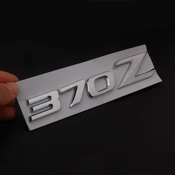 Helt Nye 370Z ABS Bil Auto Logo Badge Klistermærker til NISSAN 370Z Fairlady Z Z34 Krom/Sort
