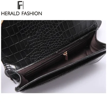 Herald Mode Kvinder Talje Bælte Taske-Krokodille PU Læder Bælte Pack Talje Taske Små Kvinder Taske, rejsetaske væskebæltet Bolsas
