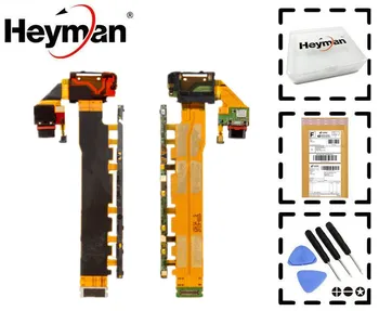 Heyman Flex Kabel til Sony E6533 DS,E6553 Xperia Z3+ Z4 DS(start-knappen, skal du oplade stik med komponenter), fladskærms-kabel udskiftning