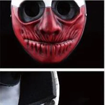 High-grade Payday 2 Ulv Harpiks Masker, Halloween Fest Cosplay Masker Mænd joker Maskerade Kjole Prop Festlige & Part Forsyninger