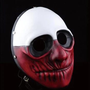 High-grade Payday 2 Ulv Harpiks Masker, Halloween Fest Cosplay Masker Mænd joker Maskerade Kjole Prop Festlige & Part Forsyninger