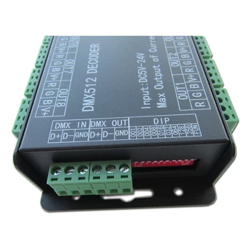 High Power 24 Kanal 3A/CH DMX512 Controller Led-Dekoder Lysdæmper DMX 512 RGB LED Strip Controller DMX-Dekoder Lysdæmper Driver Til