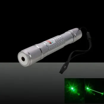 High Power 305 Grøn Laser Pointer Pen Lommelygte Gitter-Mønster Lyse Enkelt-Punkts-Laser