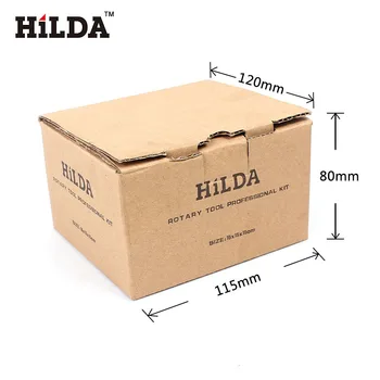 HILDA 248PCS Roterende Værktøj, Tilbehør til Nem Skæring, Slibning Slibning Udskæring og Polering Af Kombination For Hilda Dremel