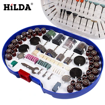 HILDA 276PCS HILDA Roterende Værktøj-Bit, Electric for Dremel Roterende Værktøj Tilbehør til Slibning Polering Skæring