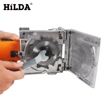 HILDA 760W Kiks Jointer El-Værktøj til Træbearbejdning Tenoning Maskine Kiks Maskine Puslespil Maskine Groover Kobber Motor