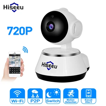Hiseeu 720P IP-Kamera, Wi-Fi Trådløs Sikkerhed HD-Pan/Tilt Kamera WiFi IP-hjem Sikkerhed Kamera babyalarm To-vejs Audio P2P