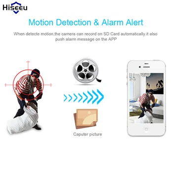 Hiseeu Home Security 720P og 1080P Wifi IP-Kamera-Lyd Optage SD-Kort Onvif P2P HD tv-Overvågning Trådløse Kamera babyalarm