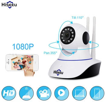 Hiseeu Home Security 720P og 1080P Wifi IP-Kamera-Lyd Optage SD-Kort Onvif P2P HD tv-Overvågning Trådløse Kamera babyalarm