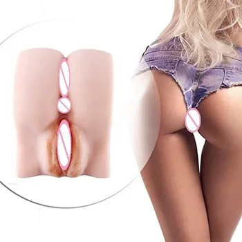 HISMITH 3D Realistisk Stramme Vagina, Fisse Røv dukke Medicinsk Kvalitet TPE mandlige masturbator sex legetøj til mænd