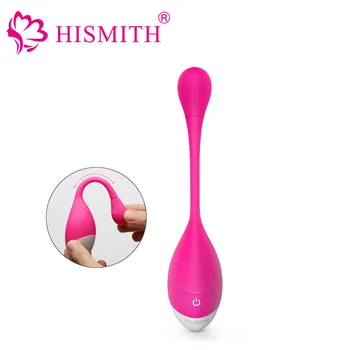 HISMITH 7 Speed Remote Control-Wireless Vibrating Sex Elsker Æg Vibrator Kvindelige Onani USB-Genopladeligt sexlegetøj til Kvinder