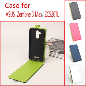 Hit Farve Læder taske Til Asus Zenfone 3 Max/ZC520TL Tegnebog, Mobiltelefon Tilfælde med Stå og Kort Holder Til Zenfone 3 Max/ZC520TL