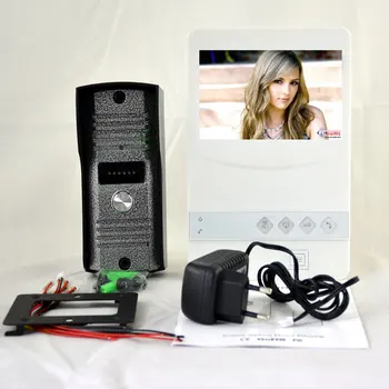 Hjemme Farve Video Dør Telefon dørklokke Video Intercom Overvåge Kit IR Night Vision Kamera dørklokke til Lejlighed