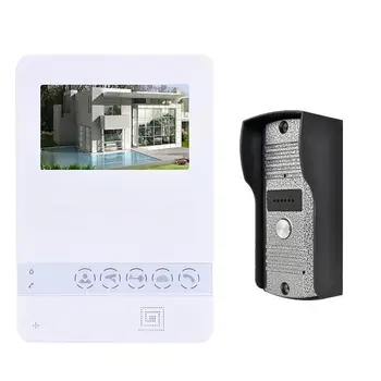 Hjemme Farve Video Dør Telefon dørklokke Video Intercom Overvåge Kit IR Night Vision Kamera dørklokke til Lejlighed