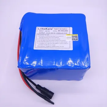 HK LiitoKala 24v 12ah 6S6P lithium batteri 25.2 V 12ah-batteri li-ion for cykel batteri pack 350w e cykel 250w motor humor