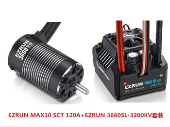 Hobbywing EZRUN MAX10 SCT 120A Brushless ESC Hastighed Controller + 3660SL G2 3200KV/ 4000KV/4600KV Motor Sæt til 1/10 RC Bil Lastbil