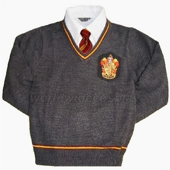 Hogwarts er Cosplay Pullover, Sweater, Skjorte, Slips Badge fra Harry Gratis Fragt skræddersyet til Halloween og Jul