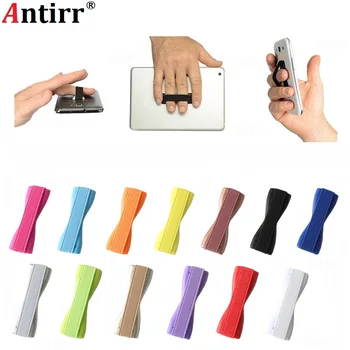 Holdbar Universal Én hånd Anti Slip Finger Slynge Greb Elastik Rem Plast, Gummi, Mobil, mobiltelefon, Tablet-Holder Stand