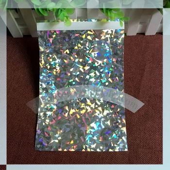 Holografisk folie taske poly mailer A3 320x450mm, 12.5' x 17,5