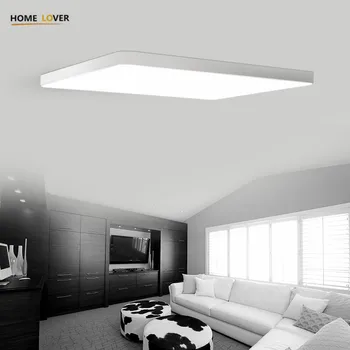 HomeLover Moderne led-loftsbelysning til Stue, Soveværelse, Køkken luminaria led ultra-tynd hall luminaria led loft lampe