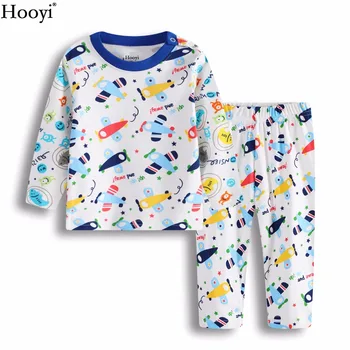 Hooyi Fisk, Baby Tøj, Der Passer Bomuld I Top Kvalitet Bløde Nyfødte Pyjamas, Nattøj Dreng Børnene Sove Sæt Lange T-Shirt Varme 0-2