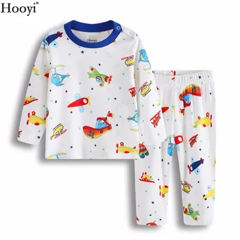 Hooyi Fisk, Baby Tøj, Der Passer Bomuld I Top Kvalitet Bløde Nyfødte Pyjamas, Nattøj Dreng Børnene Sove Sæt Lange T-Shirt Varme 0-2