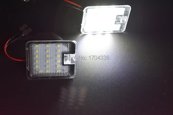 Hopstyling 2stk LED Under sidespejl Pyt Lys for Ford C-max Focus Kuga Undslippe Mondeo IV FØRTE Courtesy light Super Lyse